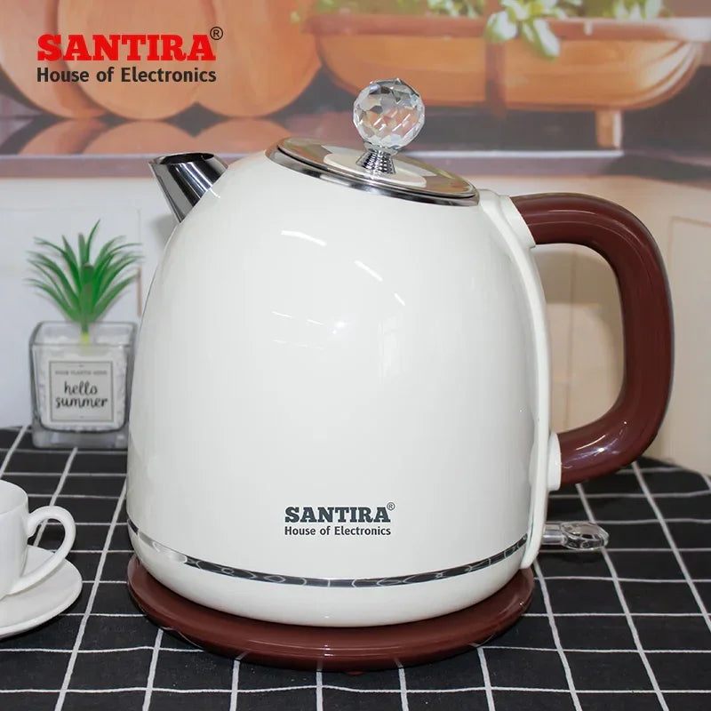 Santira 1.7L Electric Kettle ST-1831 - Brown - Tashqila Santira 1.7L Electric Kettle ST-1831 - Brown - Tashqila